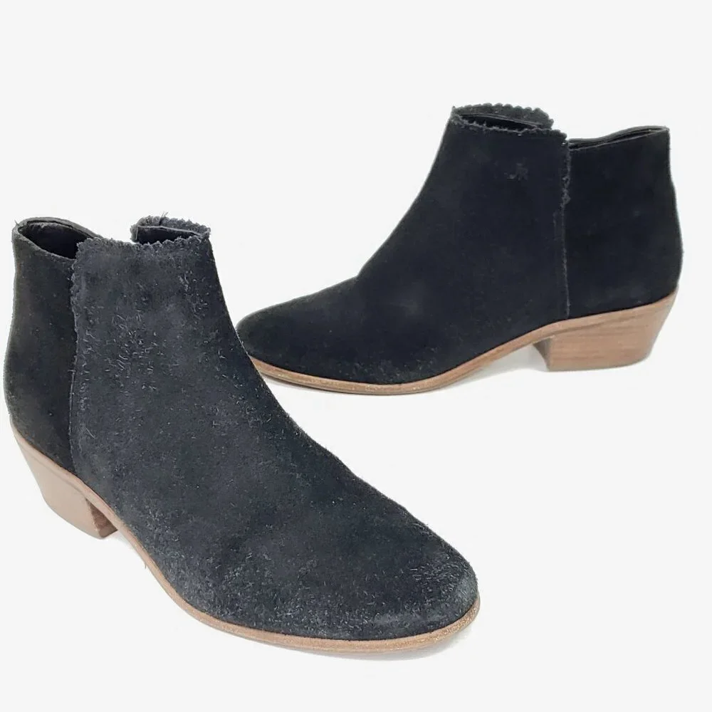 Jack Rogers bailee suede bootie low heel  sz7